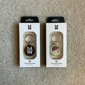 BTS TinyTAN Smartphone Finger Ring Holder Bundle